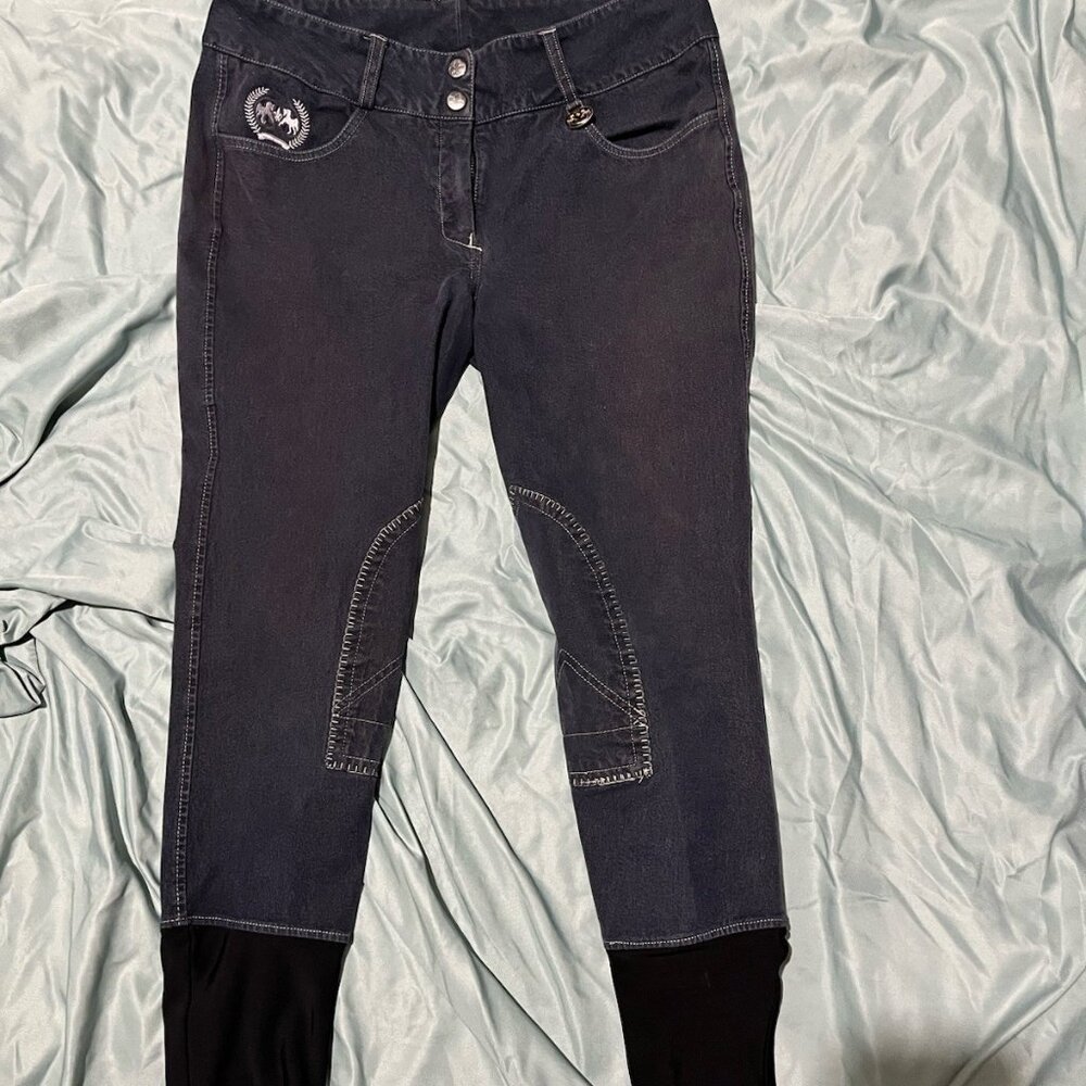 Size 30 Equine Couture Women’s Black Pants